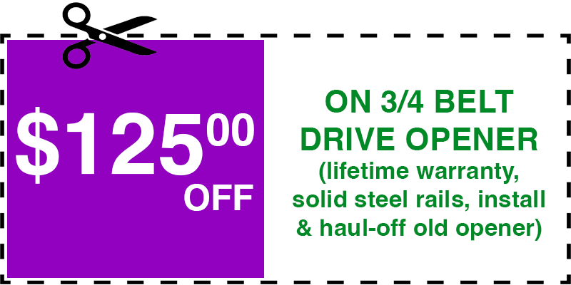 125 off garage door opener Elmhurst