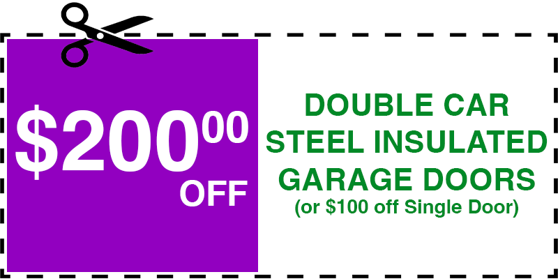 200 off garage door repair Elmhurst