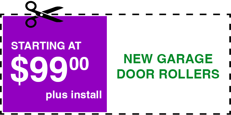 99 new garage door rollers Elmhurst
